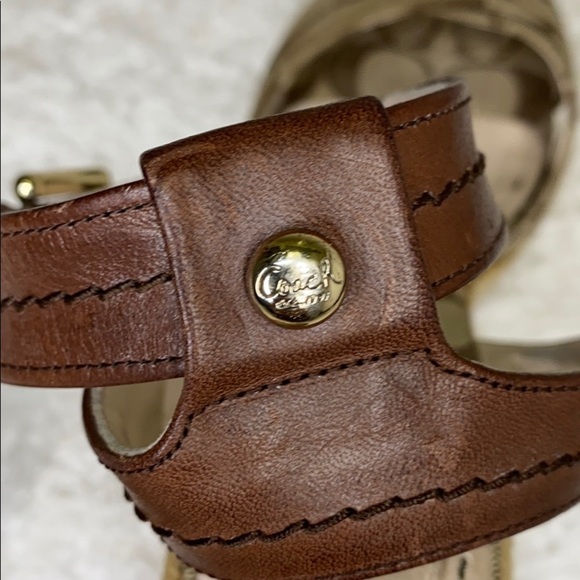 Authentic! Signature Coach wedge heels 👡​ - Picture 14 of 16